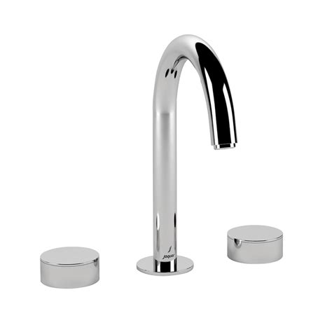 Laguna 3 Hole Pipe Spout Round Handle Basin Water Mixer