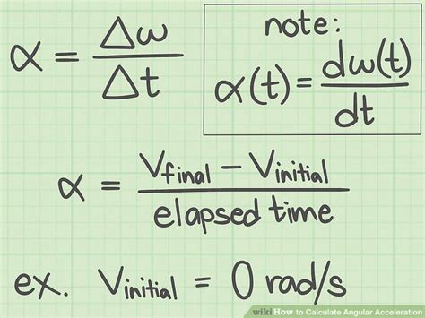 3 Ways to Calculate Angular Acceleration - wikiHow