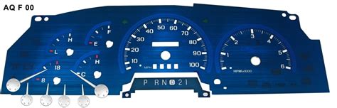 Aqua Edition Custom Gauge Face Kit Us Speedo Everything Speedometer