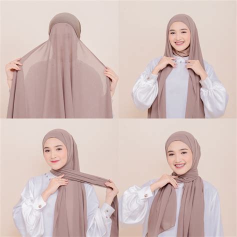 Jual Elisha Pashmina Inner 2in1 Hijab Kerudung Jilbab Shopee