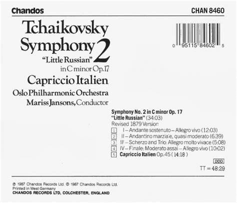 Oslo Philharmonic Orchestra Mariss Jansons Tchaikovsky Symphony No