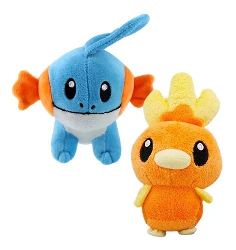 Kit Pok Mons Pel Cia Cm Mudkip Torchic