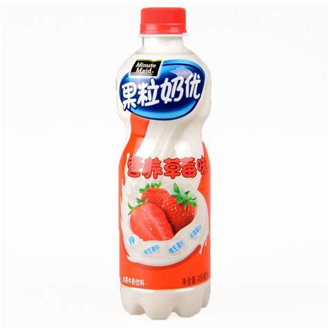 美汁源果粒奶优草莓味450ml 200364 酒水饮料 零食酒水冲饮 番禺石基供销社 百越网购