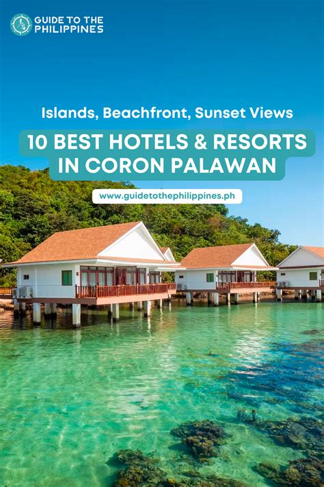 11 best hotels and resorts in coron palawan islands beachfront sunset ...