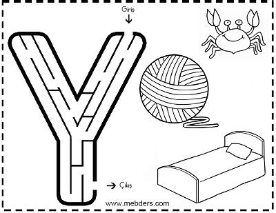 Labirent ile Y Sesi Hissettirme Etkinliği Meb Ders