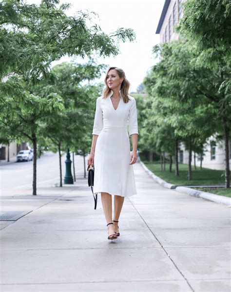 Classic Ivory Dress Memorandum Nyc Fashion Lifestyle Blog For The