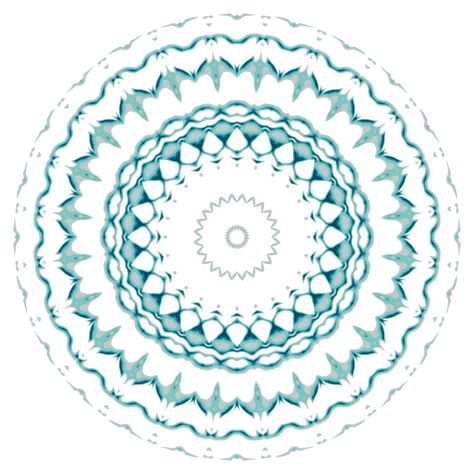 Circular Pattern In The Form Of A Mandala Png