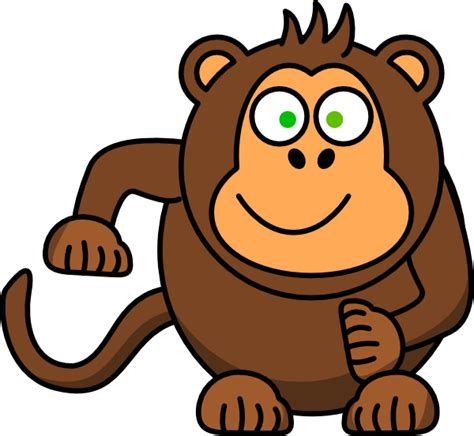 Download Gorilla Clipart Banana Cartoon Monkey Png Vector Full Size