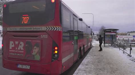 Sweden Stockholm Bus Ride From V Rby G Rd To Tumba Youtube