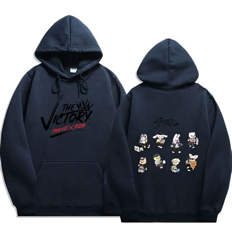 Kpop The Victory Stray Kids X Skzoo Hoodies Skzoo Plush Shop