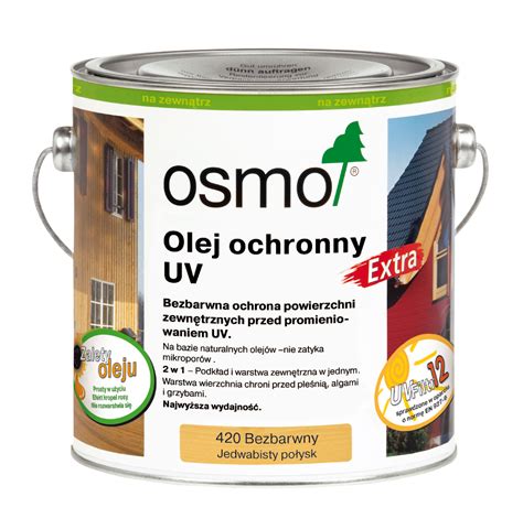 Osmo Olej Lazurowy Olej Ochronny Uv Uv Extra Oleje Ochronne Na