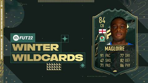 FIFA 22 SBC Tyler Magloire Winter Wildcards Cheapest Solutions Stats