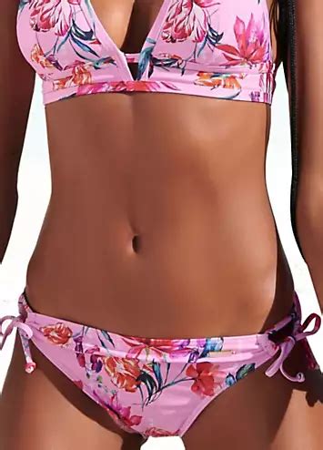 Sunseeker Floral Print Bikini Bottoms Look Again