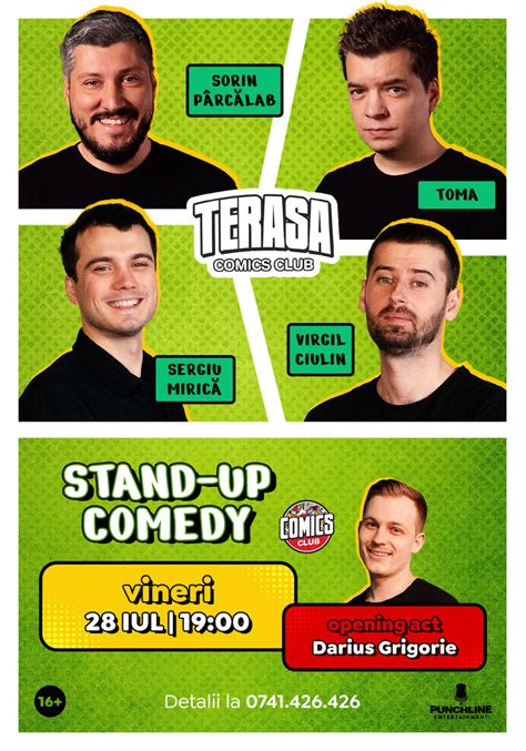 Bilete Stand Up Cu Sorin Toma Virgil I Miric Pe Terasa Comicsclub