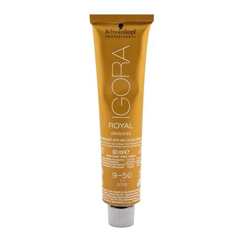 Schwarzkopf Igora Royal Absolutes Hair Color Extra Light Blonde Gold Natural Eshaistic Pk