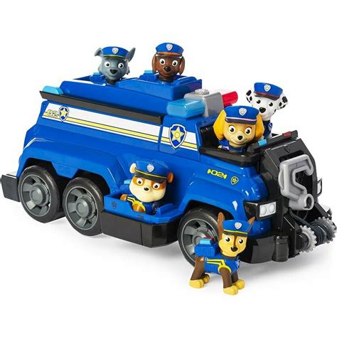 Paw Patrol Vehículo Chase Incluye 6 figuras