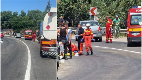 Accident grav la Feldioara Braşov Un motociclist a murit după ce s a