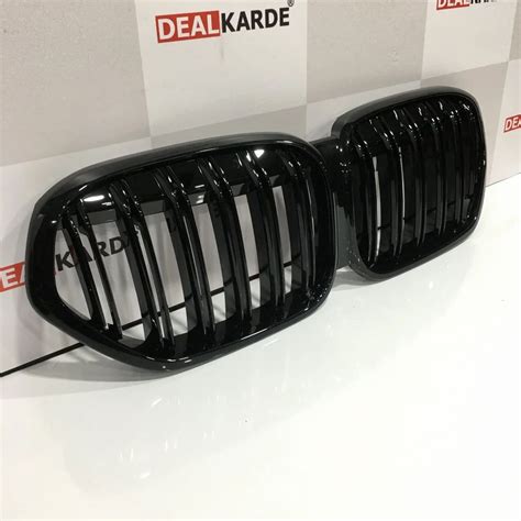 Bmw X1 F48 Lci Full Black Dual Bar Front Grill 2019 2020 2021 2022 2023