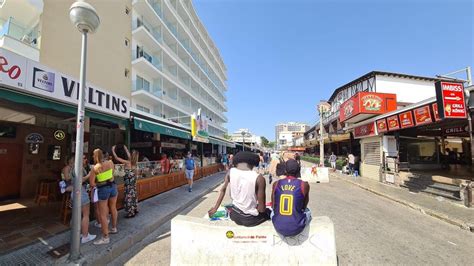 Playa de Palma Malle Schinkenstrasse Abends im Bierkönig