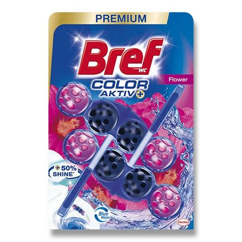 Bref Color Aktiv Premium WC Blok Fresh Flowers 2 X 50 G ACTIVA