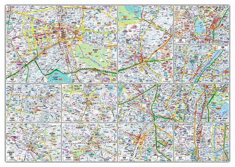 マップルの都市地図 東京都 東京全図（付録裏面）を印刷販売マップル地図プリント