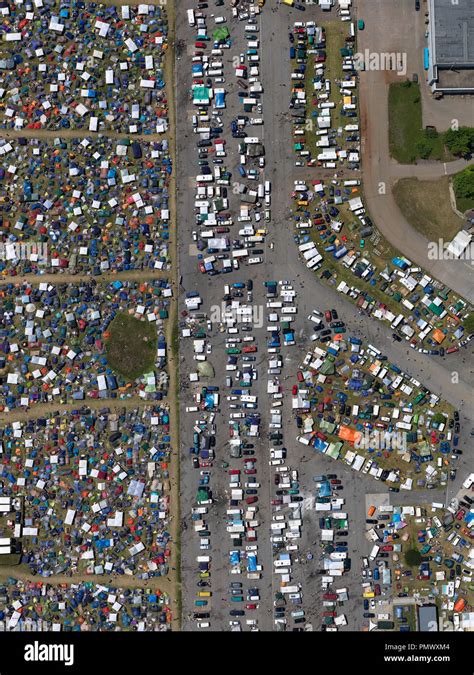 Aerial View Of Southside Festival Neuhausen Ob Eck Baden Wuerttemberg