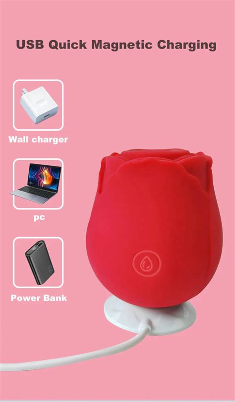 Factory Direct Sale Rechargeable Waterproof Clit Sucker Vagina Sucking Rose Vibrator Adult Toys
