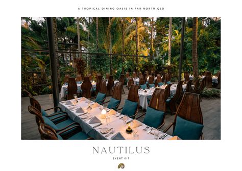 Menu | Nautilus Restaurant - Port Douglas