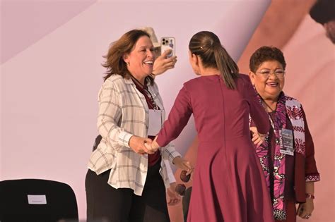 Claudia Sheinbaum garantiza la continuidad de la 4T Rocío Nahle