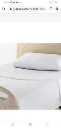 White Hospital Cotton Bed Sheet Size X At Rs Piece In