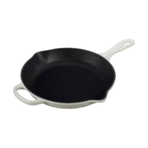 Le Creuset Signature 10.25? Cast Iron Skillet - White | EverythingKitchens