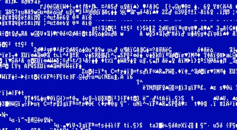 Microsoft Windows DOS (Error Screens) - Audiovisual Identity Database