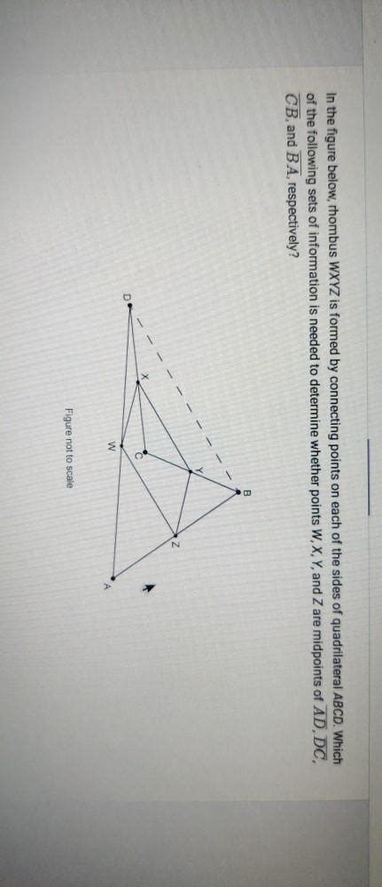 Solved In The Figure Below Rhombus WXYZ Is Formed By Chegg