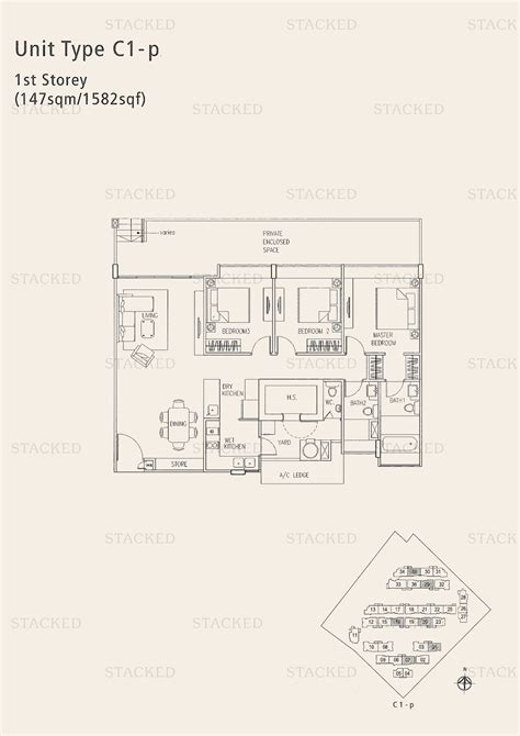 Stacked homes - The Sixth Avenue Residences Singapore Condo Floor Plans
