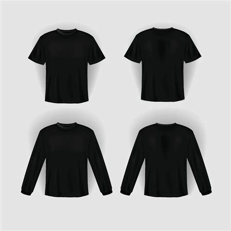 3d Black T Shirt Mock Up Template 20741084 Vector Art At Vecteezy