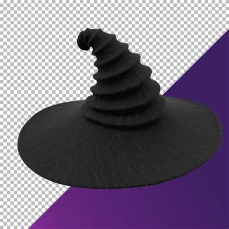 Premium Psd Black Witch Hat No Background Png