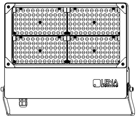 Lena Lighting Quest Led Industrial Floodlights Instruction Manual