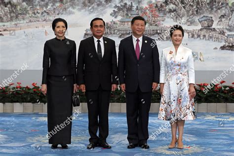 Chinese President Xi Jinping 2r His Editorial Stock Photo - Stock Image ...