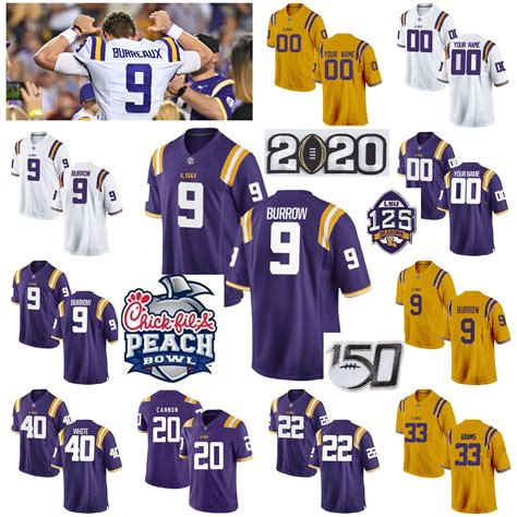 2020 LSU Tigers College Football Jerseys Patrick Peterson Jersey Womens ...