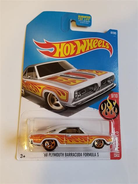 Amazon Hot Wheels Plymouth Barracuda Formula S White Toys Games