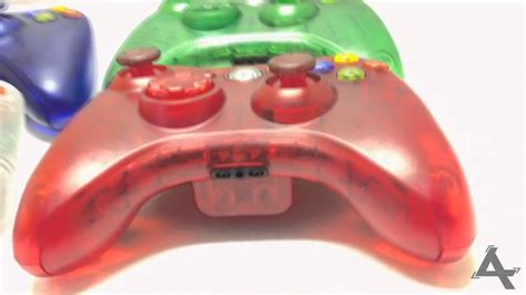 Clear Xbox 360 Controllers Acidic Controllers Youtube