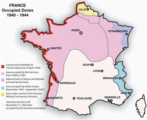 Map Of Vichy France Ww2 Secretmuseum