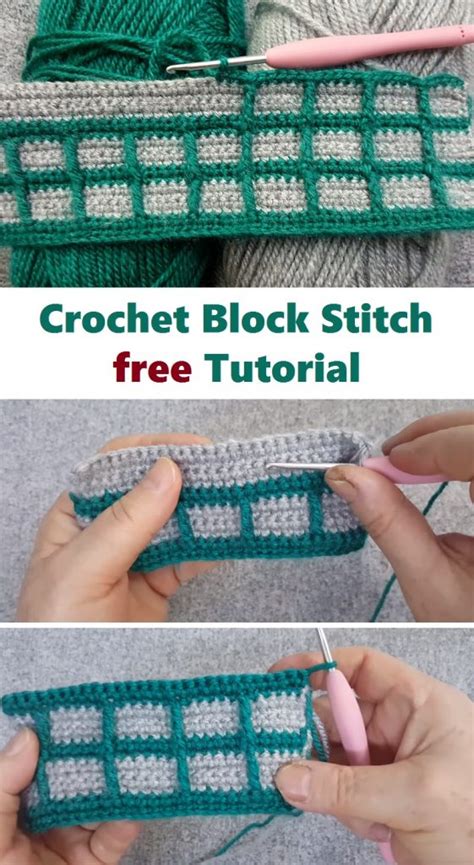 Crochet Block Stitch Pattern Design Peak