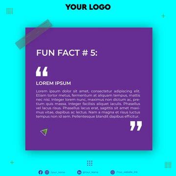 Premium Vector | Fun Fact Template