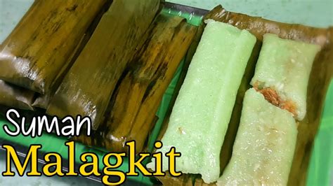 Buko Pandan Suman Malagkit How To Make Suman Malagkit With Buko Pandan Flavor Youtube