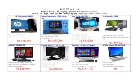 Daftar Harga Pc Pdf