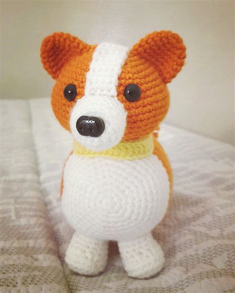 Corgi Dog Amigurumi Free Crochet Pattern Stringydingding Crochet