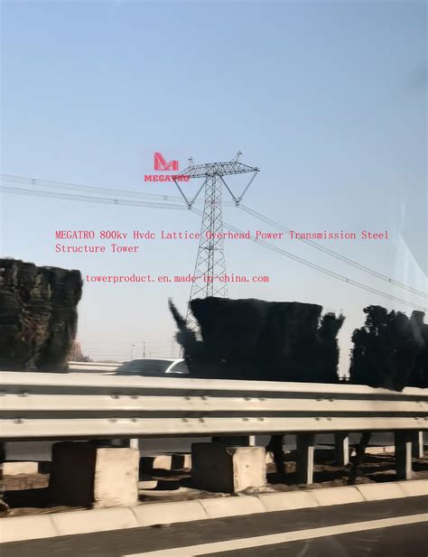 Megatro Kv Hvdc Lattice Overhead Power Transmission Steel Structure