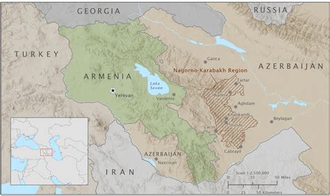 The Nagorno-Karabakh region (Map by Pete McPhail) | Download Scientific Diagram