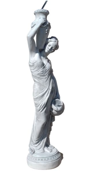 Statue Femme Avec Jarre Et Cruche Le Bon Vivre